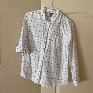Bass Long-sleeved Blouse, Size L